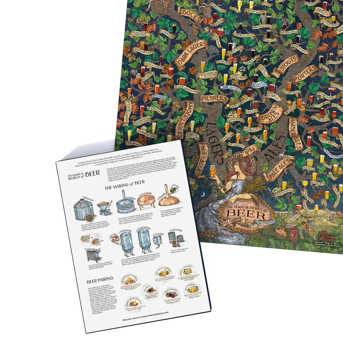 Beer puzzle - kynning á helstu bjórtegundum