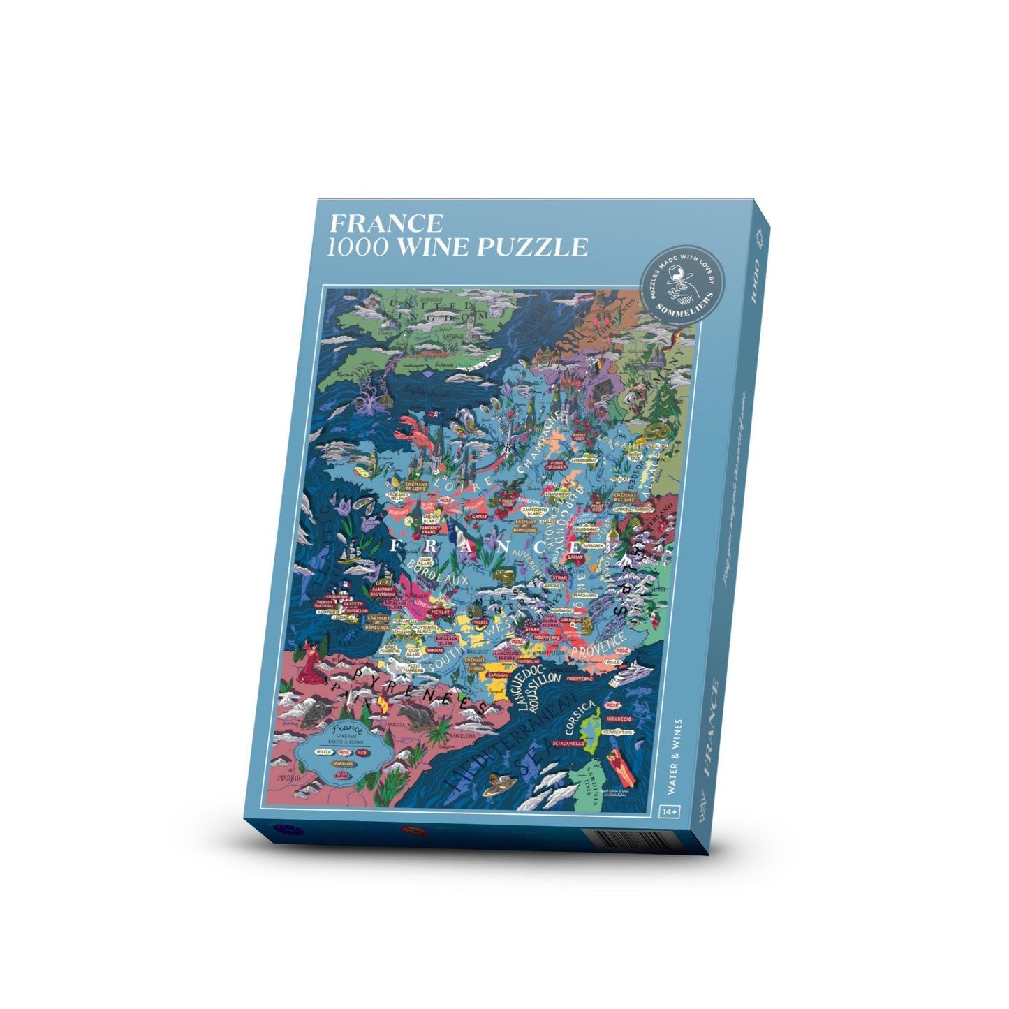 Wine puzzle - Frakkland