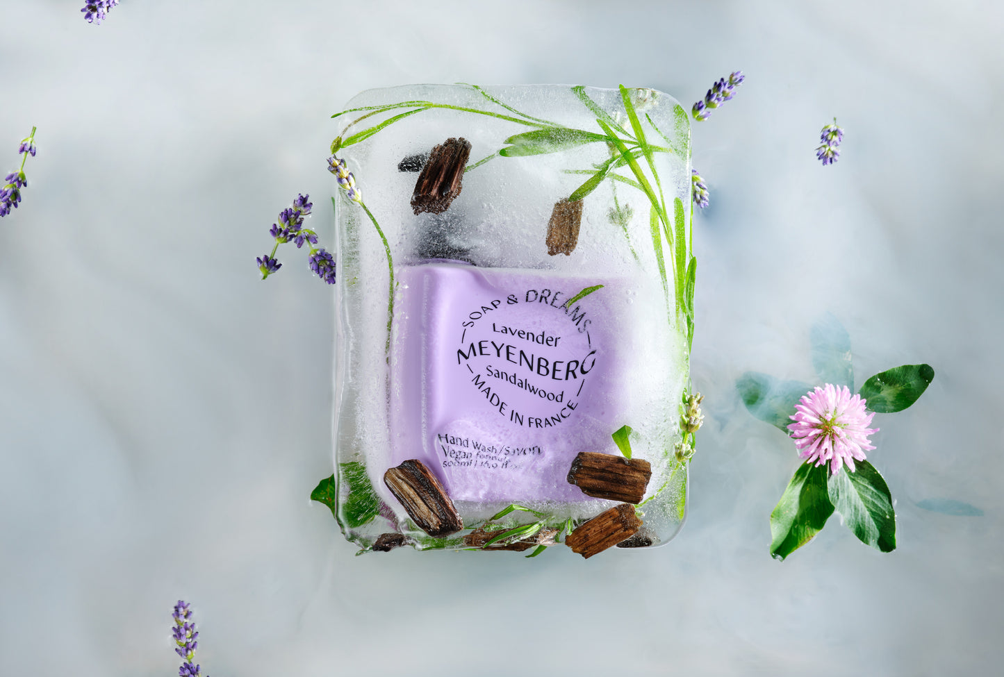 Handsápa - lavender and sandalwood