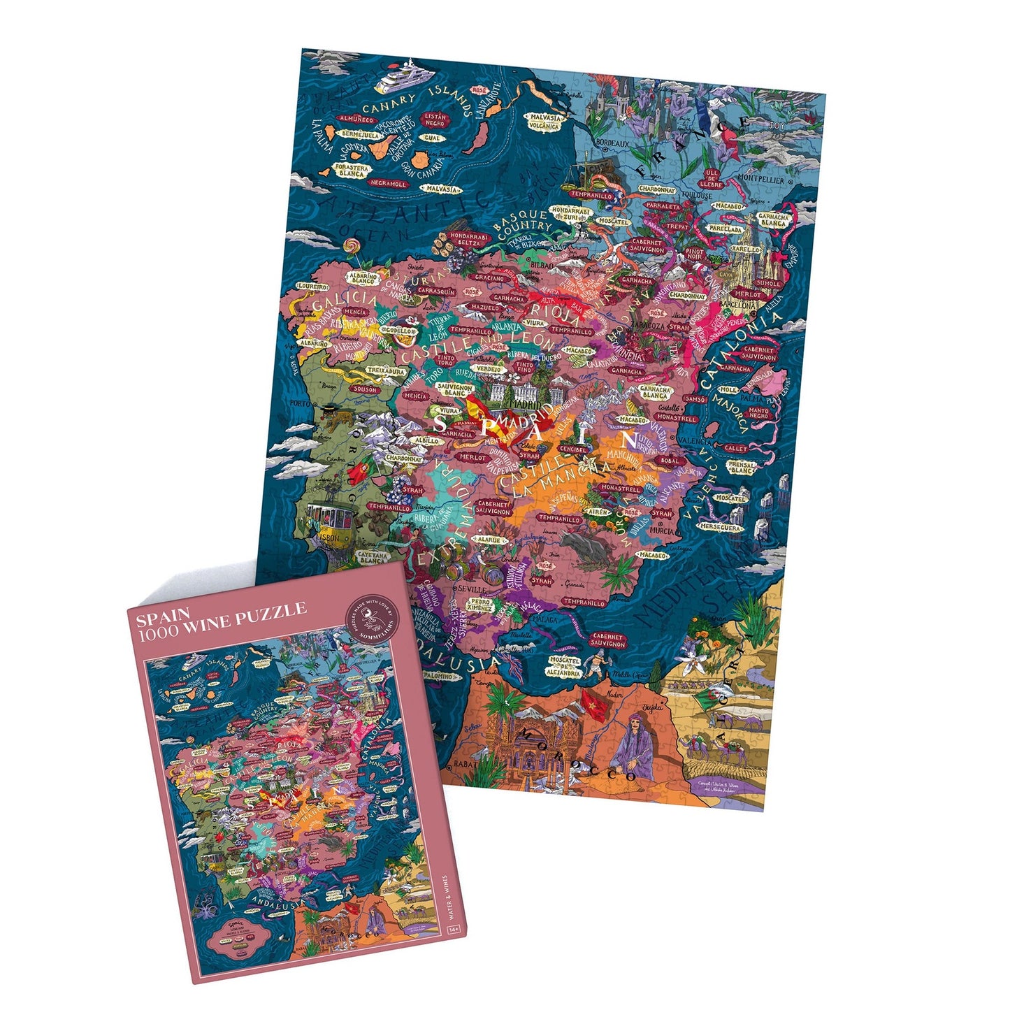 Wine puzzle - Spánn