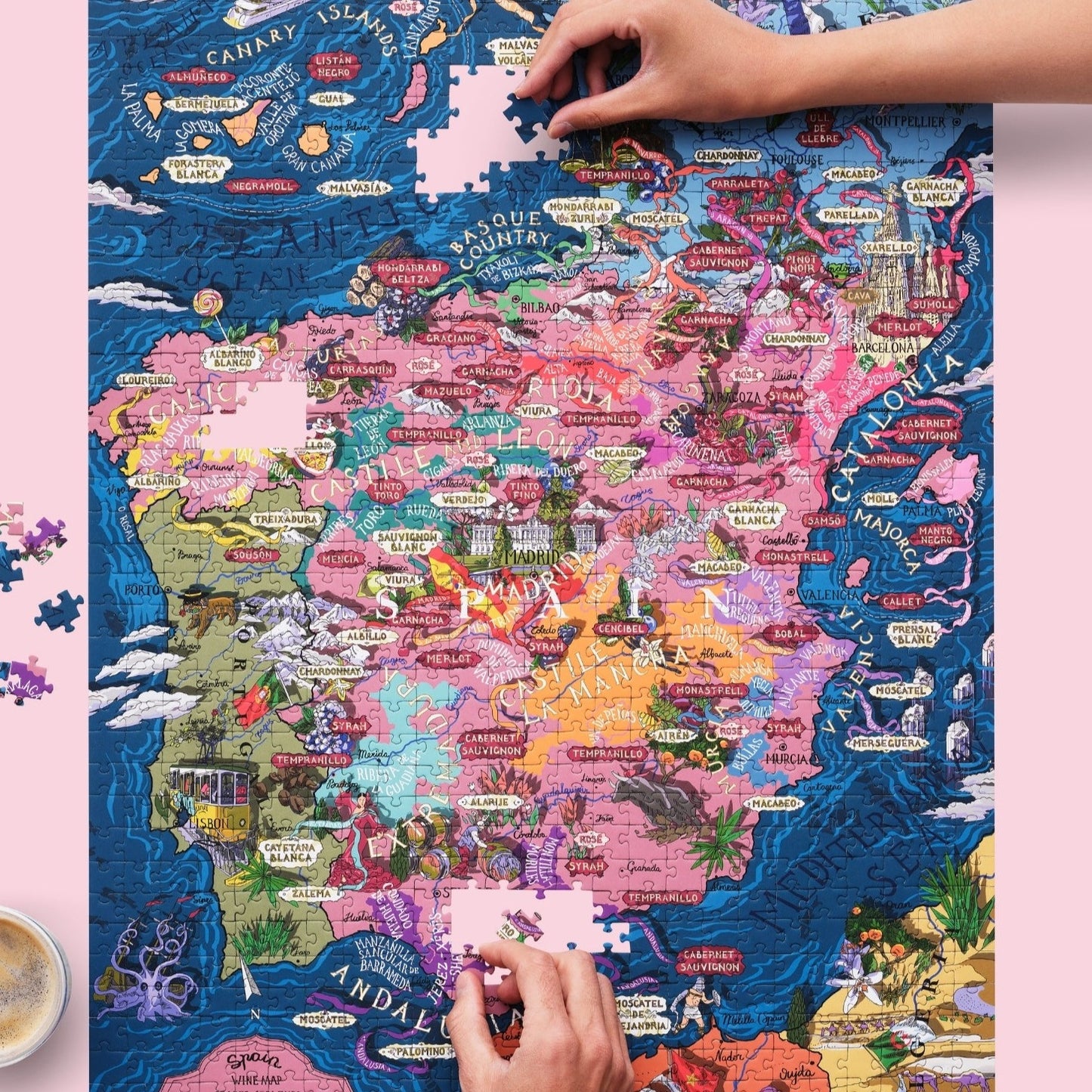 Wine puzzle - Spánn